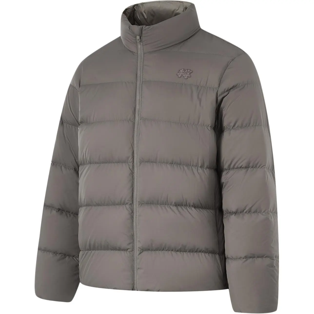 

Пуховик мужской Tree серый коричневый Lining