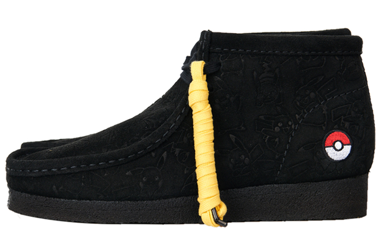 

Оригинальные ботинки Wallabee Pokémon Black Clarks