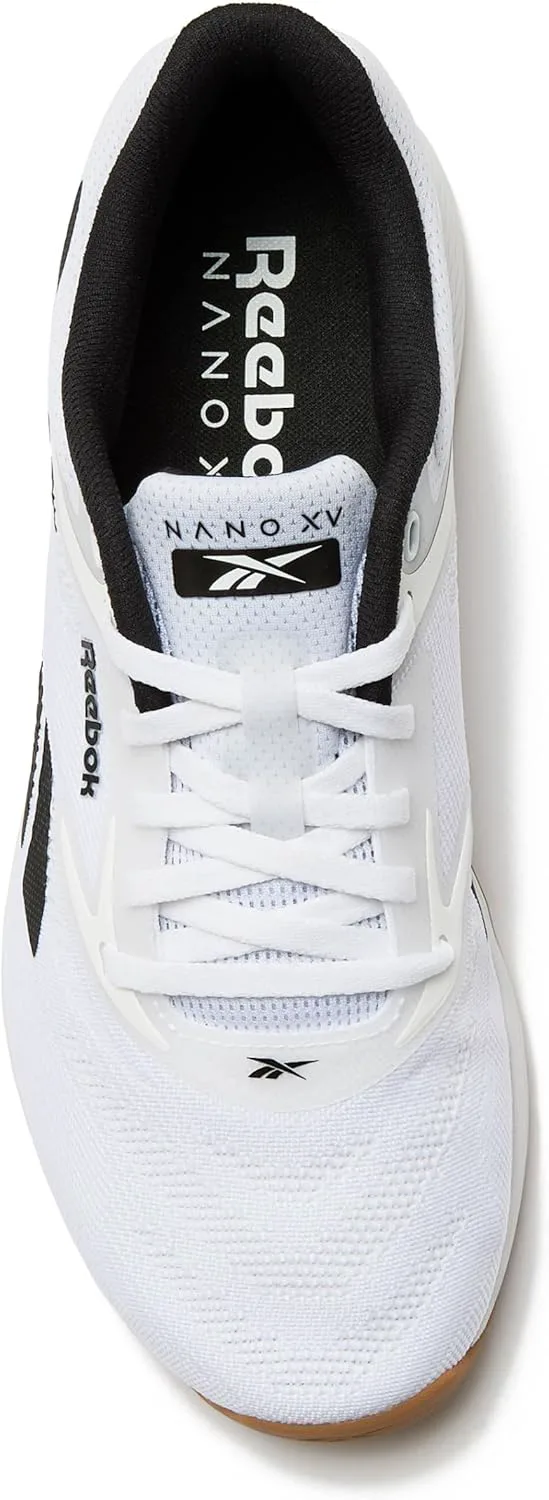 Мужские кроссовки Reebok Nano X5, для кросс-тренинга и легкого бега, белый/черный — фото 3