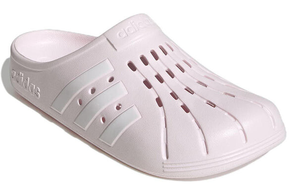 Тапочки adilette clog 'almost pink' Adidas, розовый — фото 4