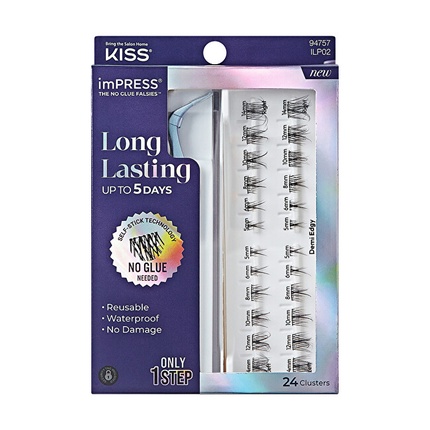 

Накладные ресницы Impress False Eyelashes 02 - стойкое накладное покрытие Kiss
