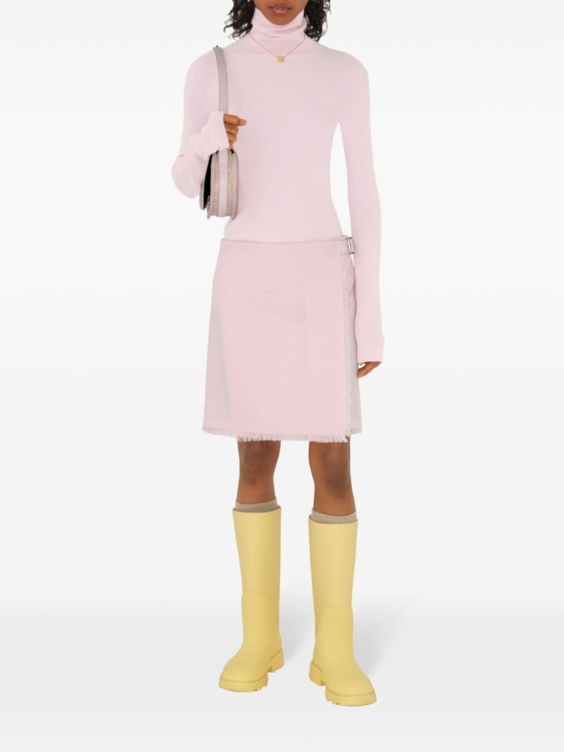 Джемпер Burberry, мужской, нашивка Equestrian Knight, розовый — фото 2