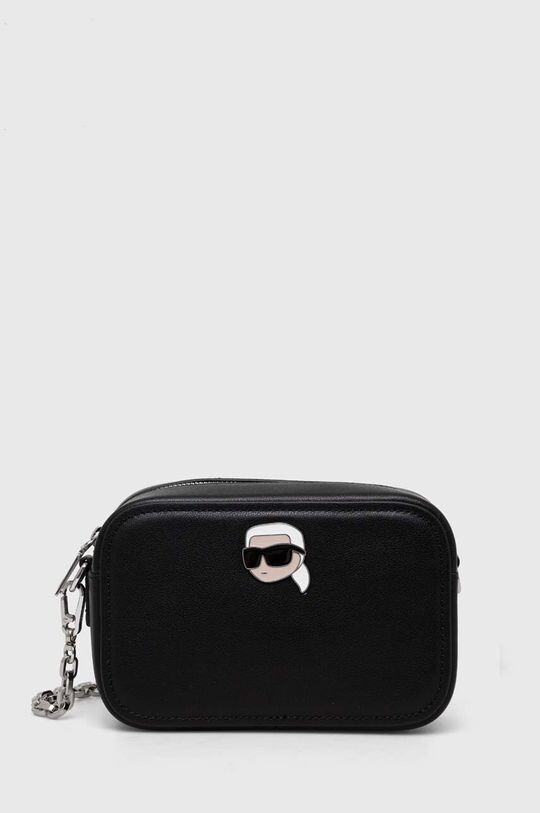 

Кожаная сумочка Карла Лагерфельда Karl Lagerfeld, черный