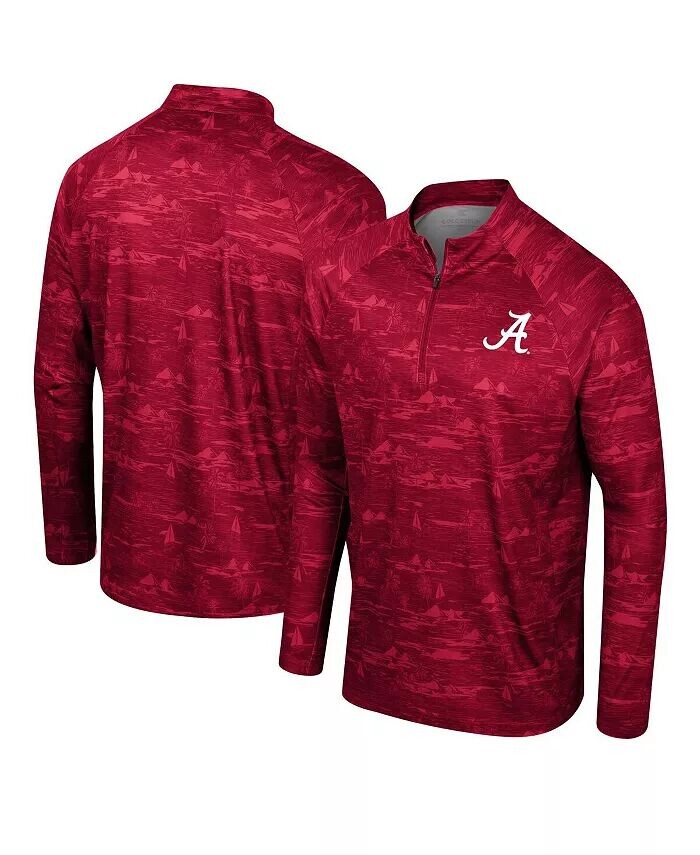 

Мужская куртка Crimson Alabama Crimson Tide Carson Raglan Quarter-Zip Colosseum