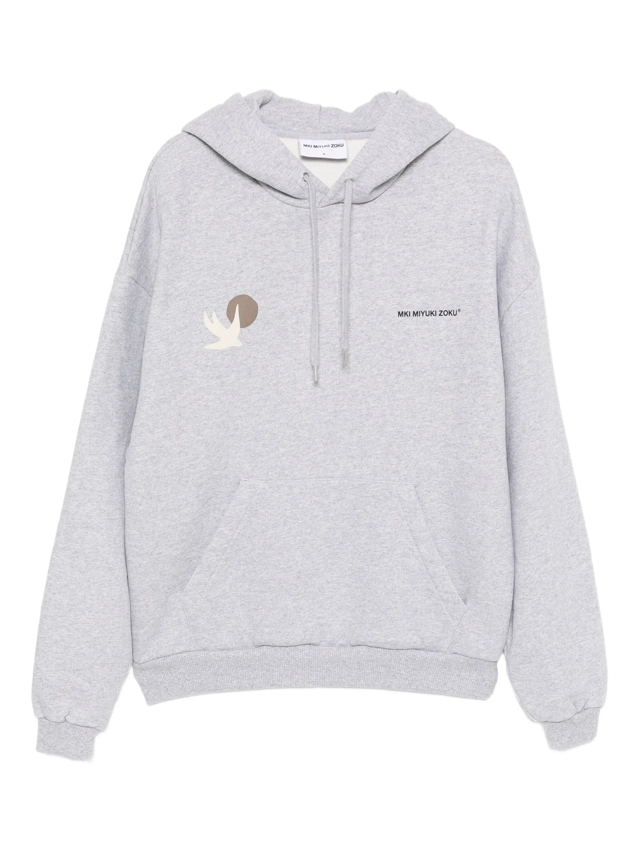 

Худи с принтом Mki Miyuki Zoku, серый