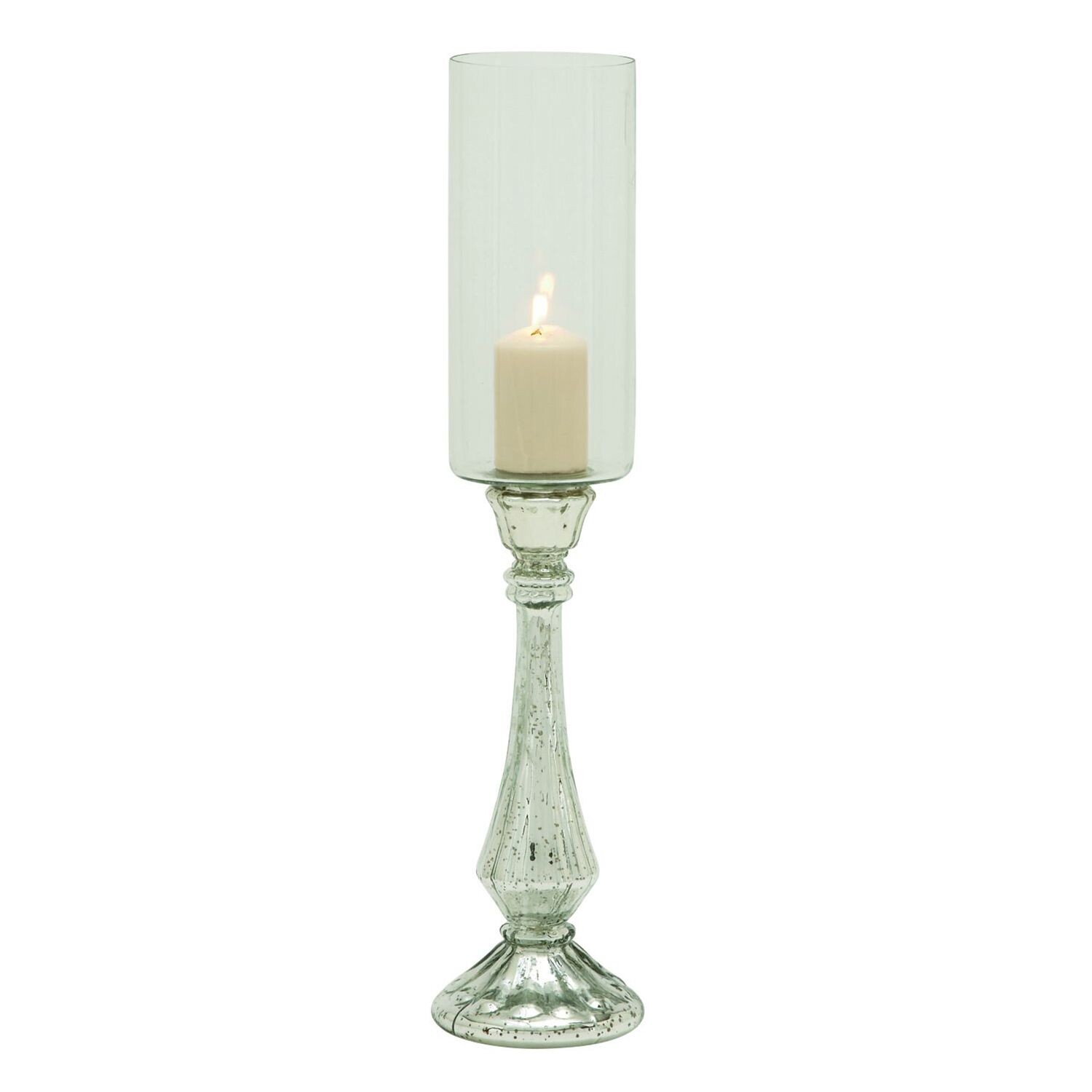

Подсвечник Mercury Glass Pillar Hurricane 21 дюйм