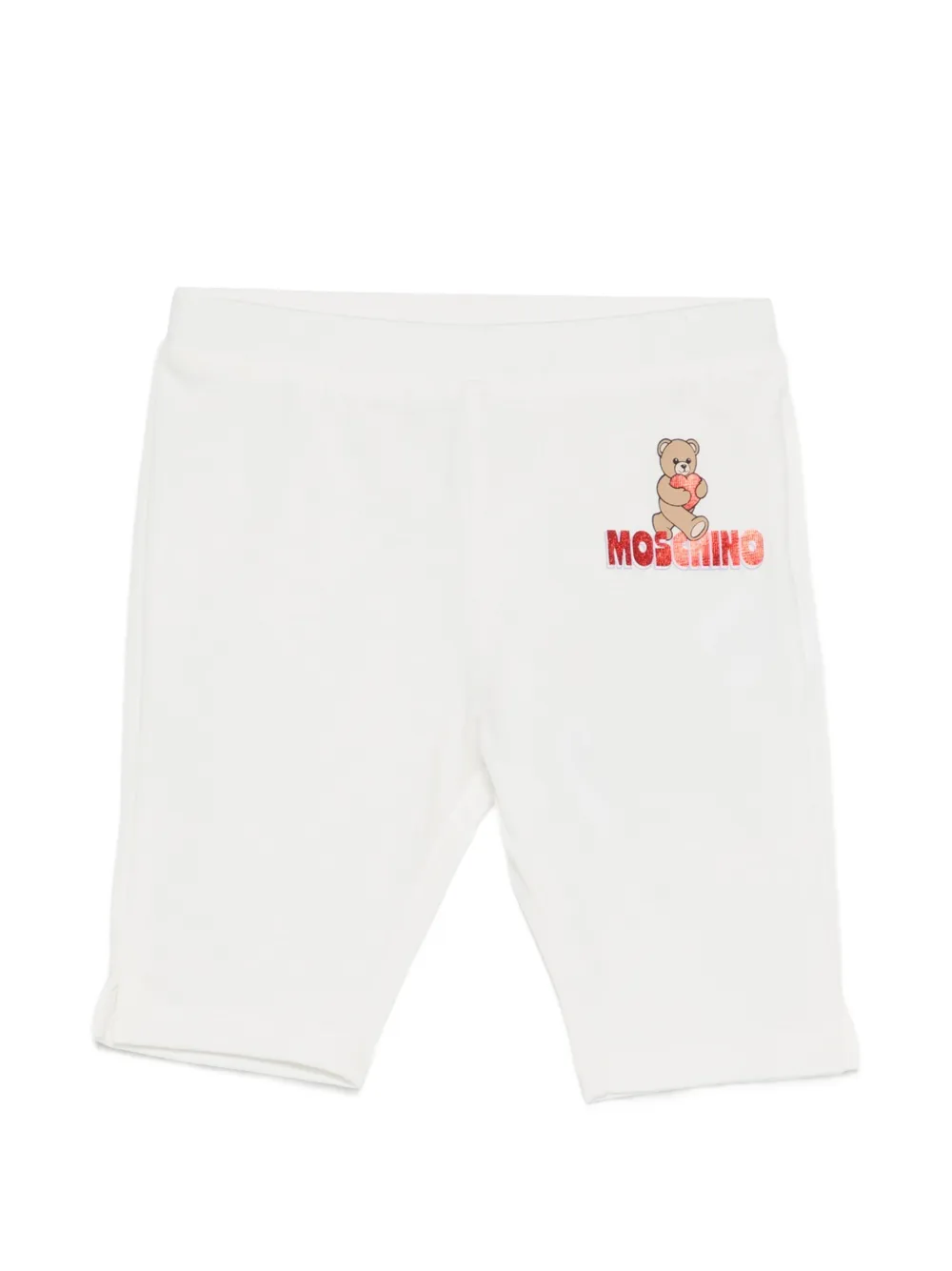 

Леггинсы с логотипом Moschino Kids, белый