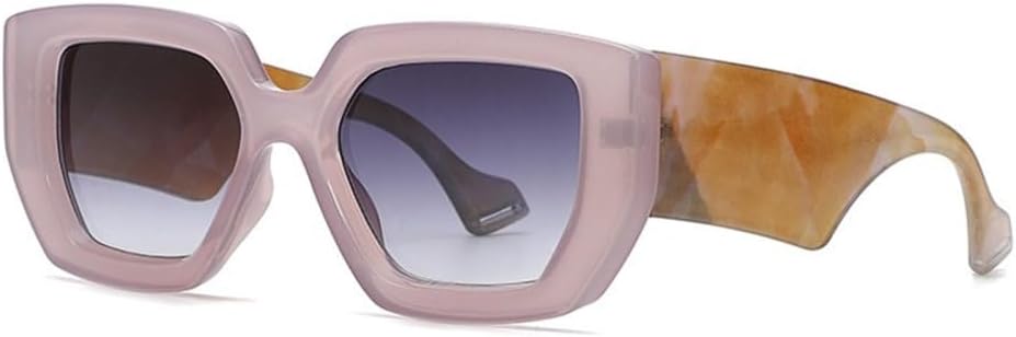 

Цветные солнцезащитные очки для женщин с широкими дужками, мужские дорожные солнцезащитные очки, мужские и женские очки с защитой от УФ-излучения UV400 TYUVIVO, Purple