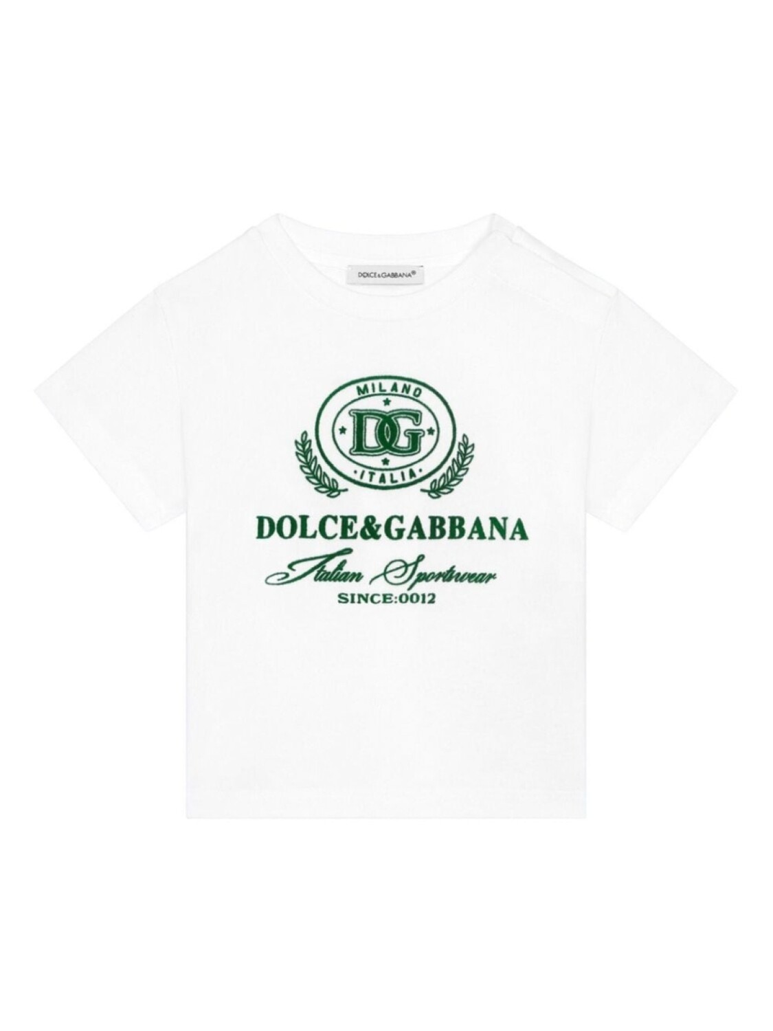 

Dolce & Gabbana Kids футболка с логотипом, белый