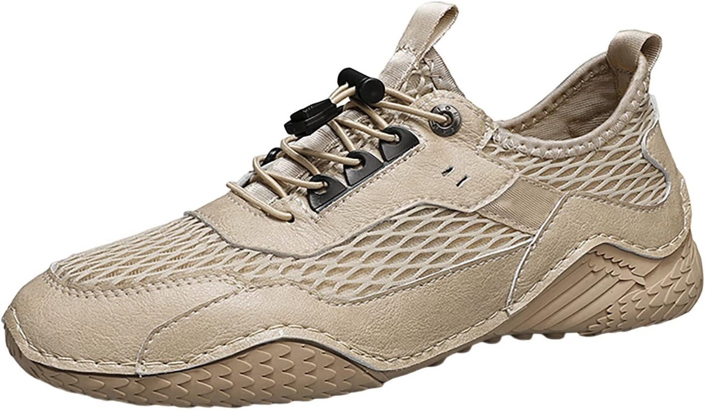 

Мужские спортивные водные кроссовки, дышащие, с противоскользящей подошвой, для походов, треккинга, работы, легкие, низкие, для активного отдыха и прогулок на открытом воздухе Generic, бежевый