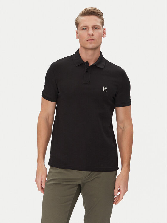 

Рубашка поло стандартный крой MW0MW33167 Tommy Hilfiger, черный