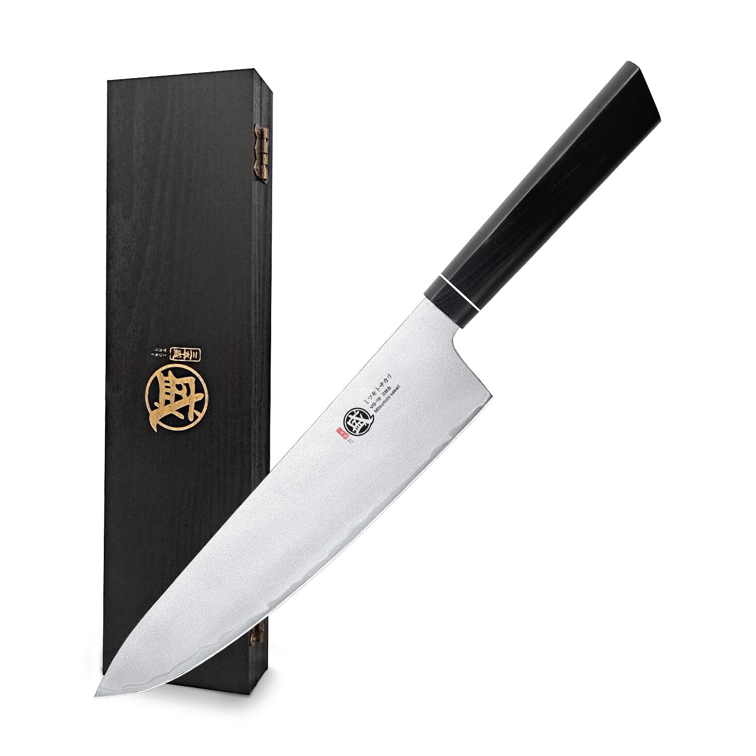 

Японский нож для мяса MITSUMOTO SAKARI 8 дюймов, стальной