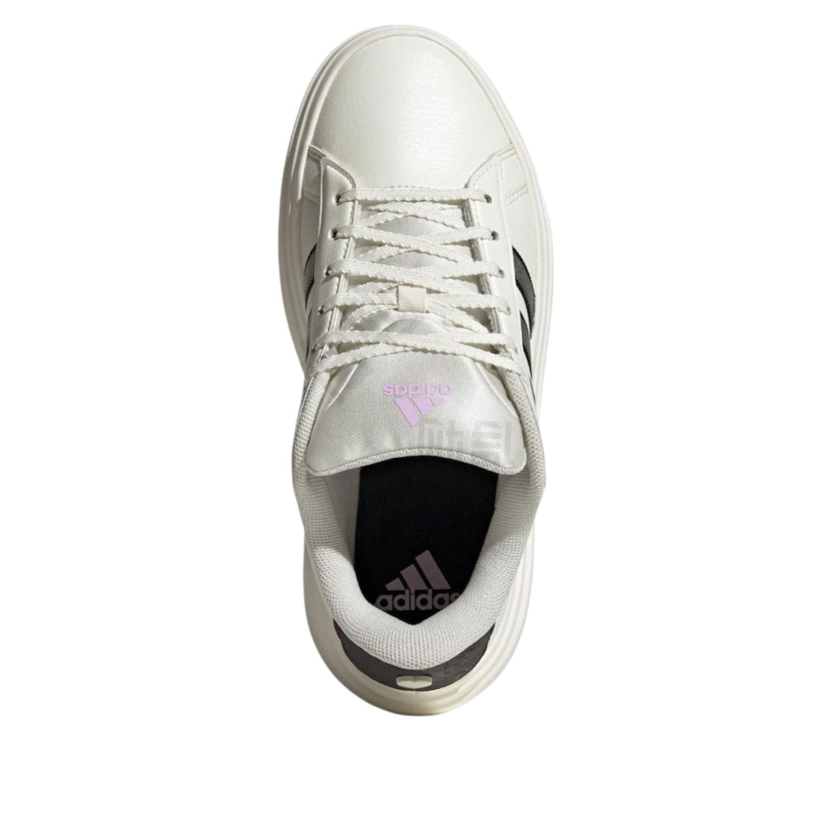 Кроссовки (WMNS) adidas Grand Court Platform 'White Black' — фото 2