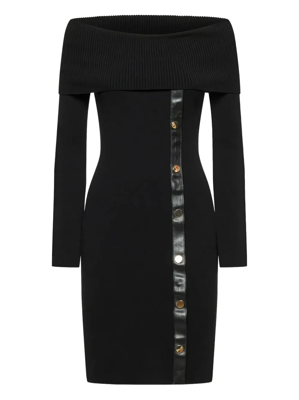 

Платье мини с открытыми плечами Simona Corsellini, черный