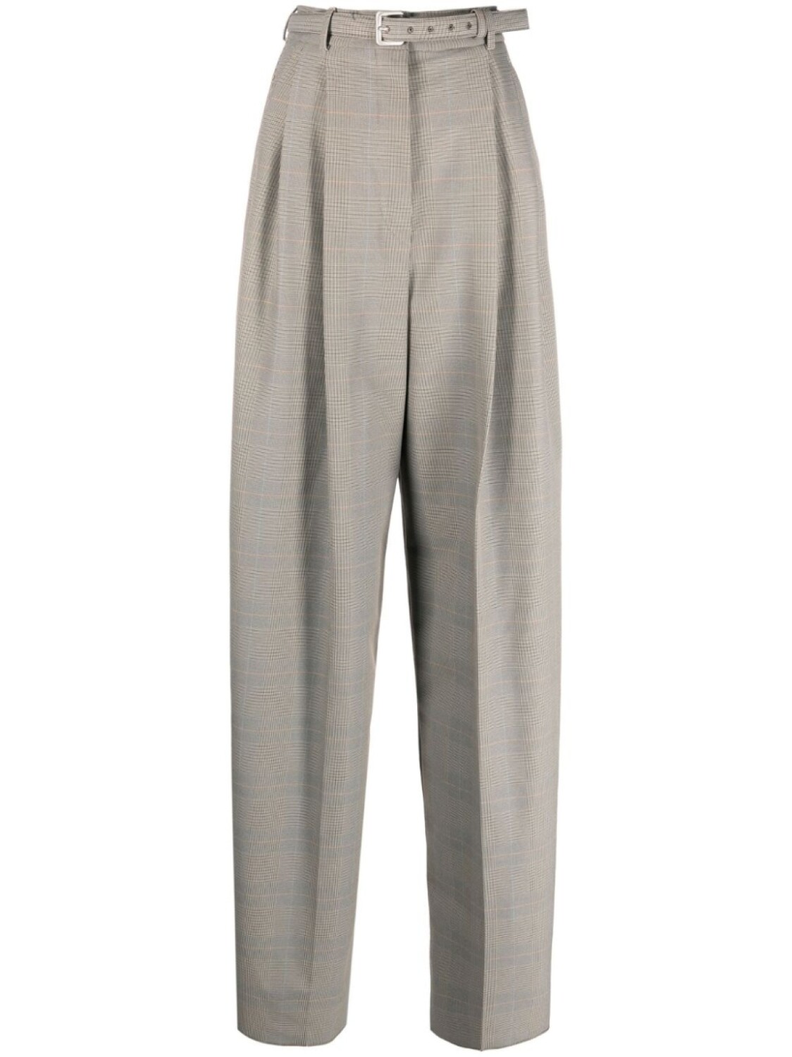 

Sportmax широкие брюки с поясом, нейтральный цвет