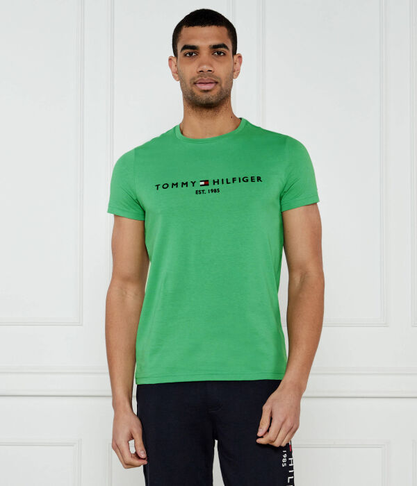 

Футболки Slim fit Tommy Hilfiger, зеленый
