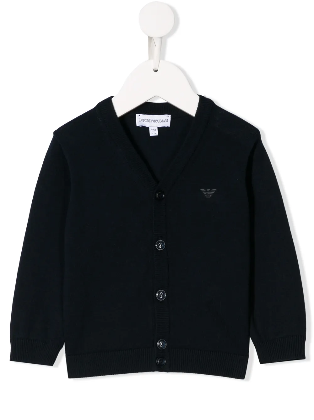 

Кардиган с логотипом Emporio Armani Kids, синий
