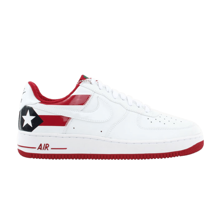 

Кроссовки Nike Air Force 1 Premium 'Puerto Rico', белый