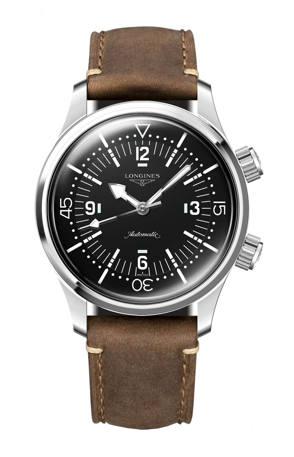 LONGINES LEGEND DIVER - L3.764.4.50.0, серебряный