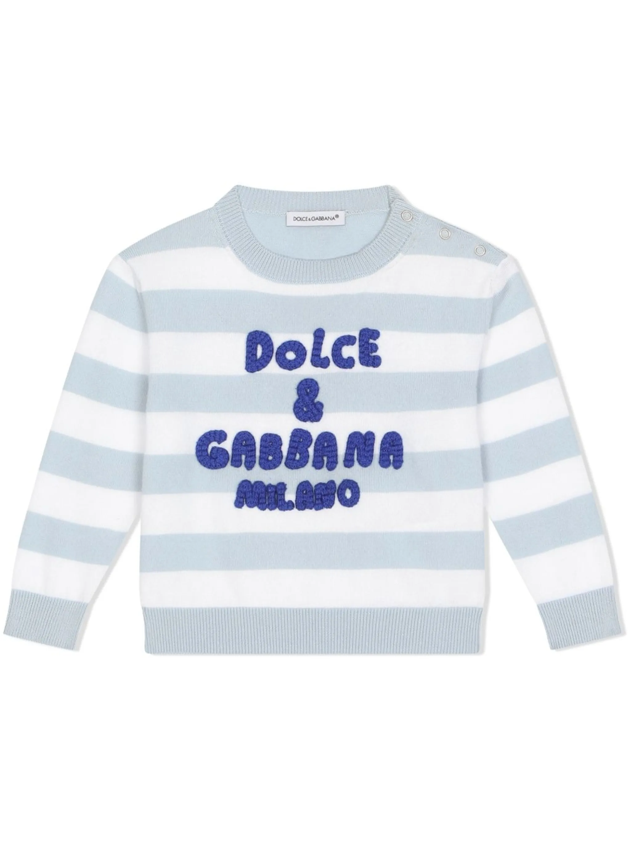 

Толстовка в полоску Dolce & Gabbana Kids, синий