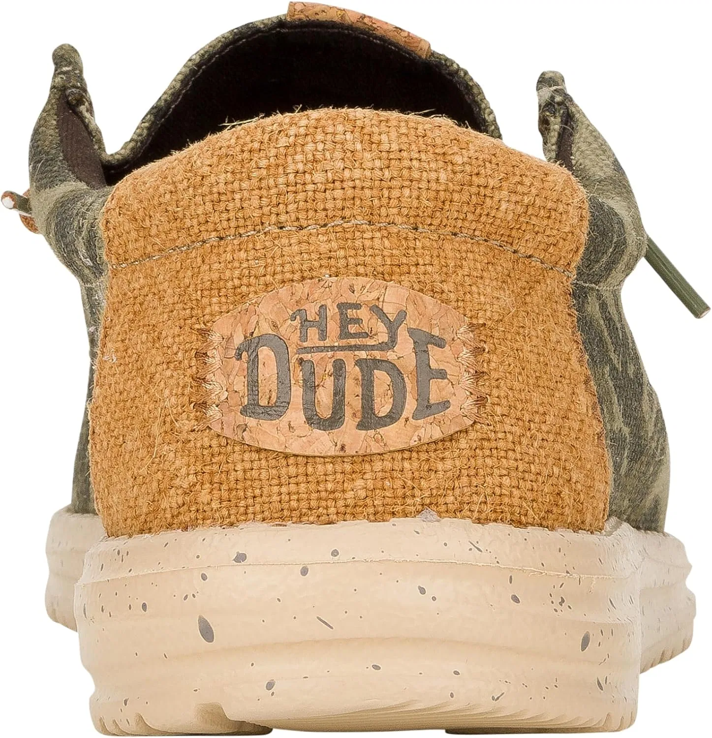 Мужские лоферы Hey Dude Wally Palm из джута HEYDUDE, Burnt Olive Ginger Brown — фото 4