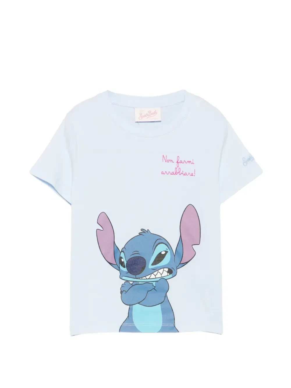 Футболка с графическим принтом X Disney Elly MC2 Saint Barth Kids, синий