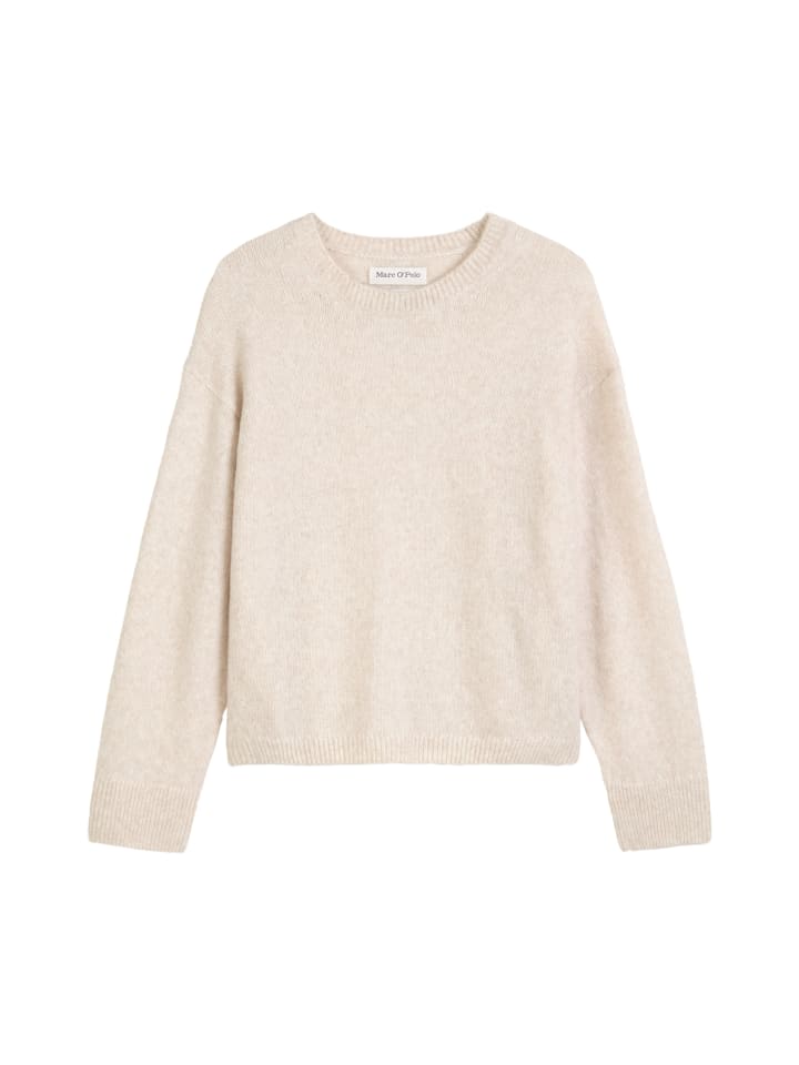 

Свободный вязаный свитер светло-овсяного цвета Marc O'Polo