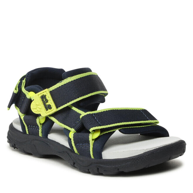 Сандалии Jack Wolfskin Seven Seas 3 K 4040061 Navy/Lime, темно-синий — фото 2
