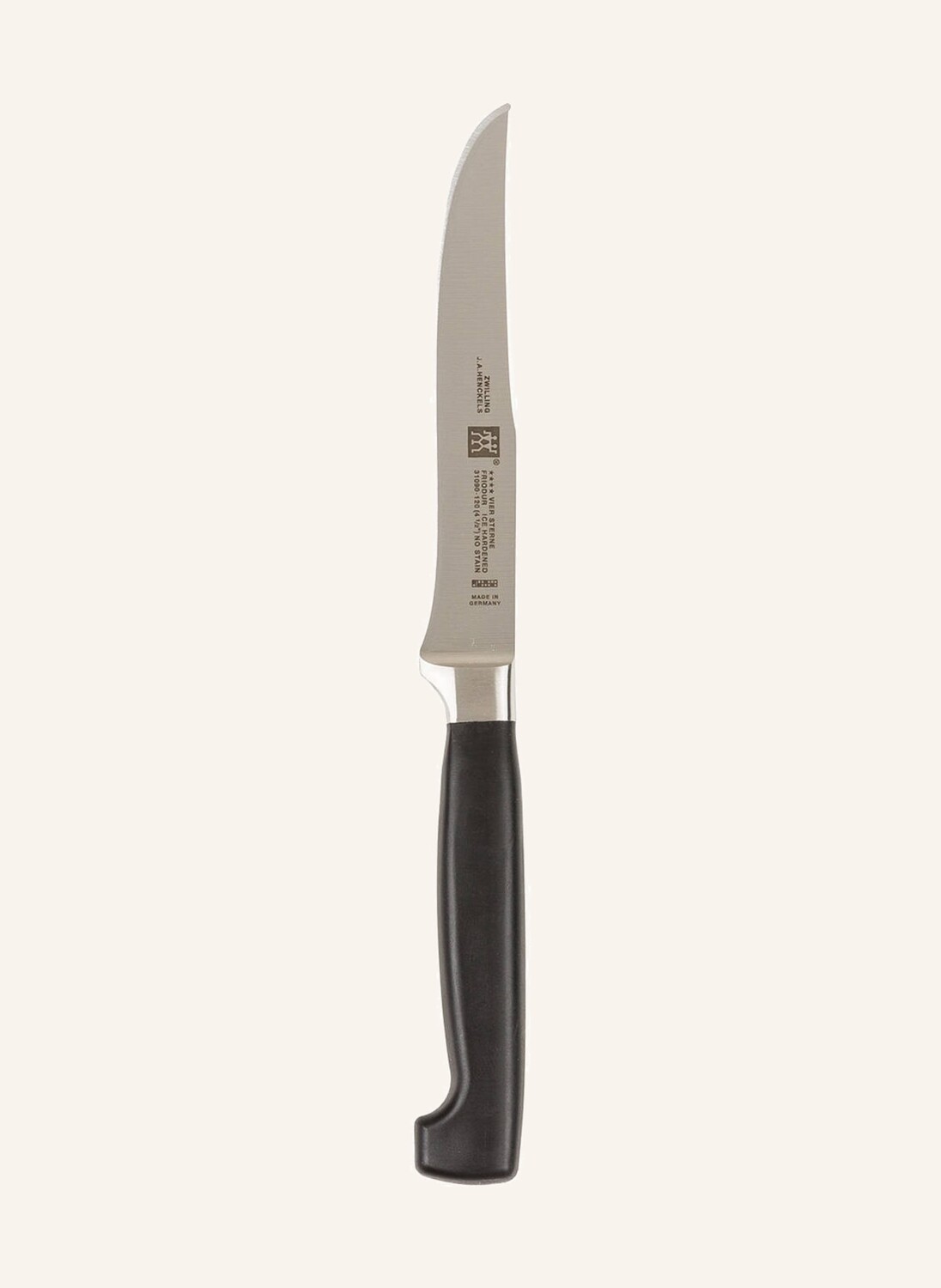 

Нож для стейка четыре звезды Zwilling, черный