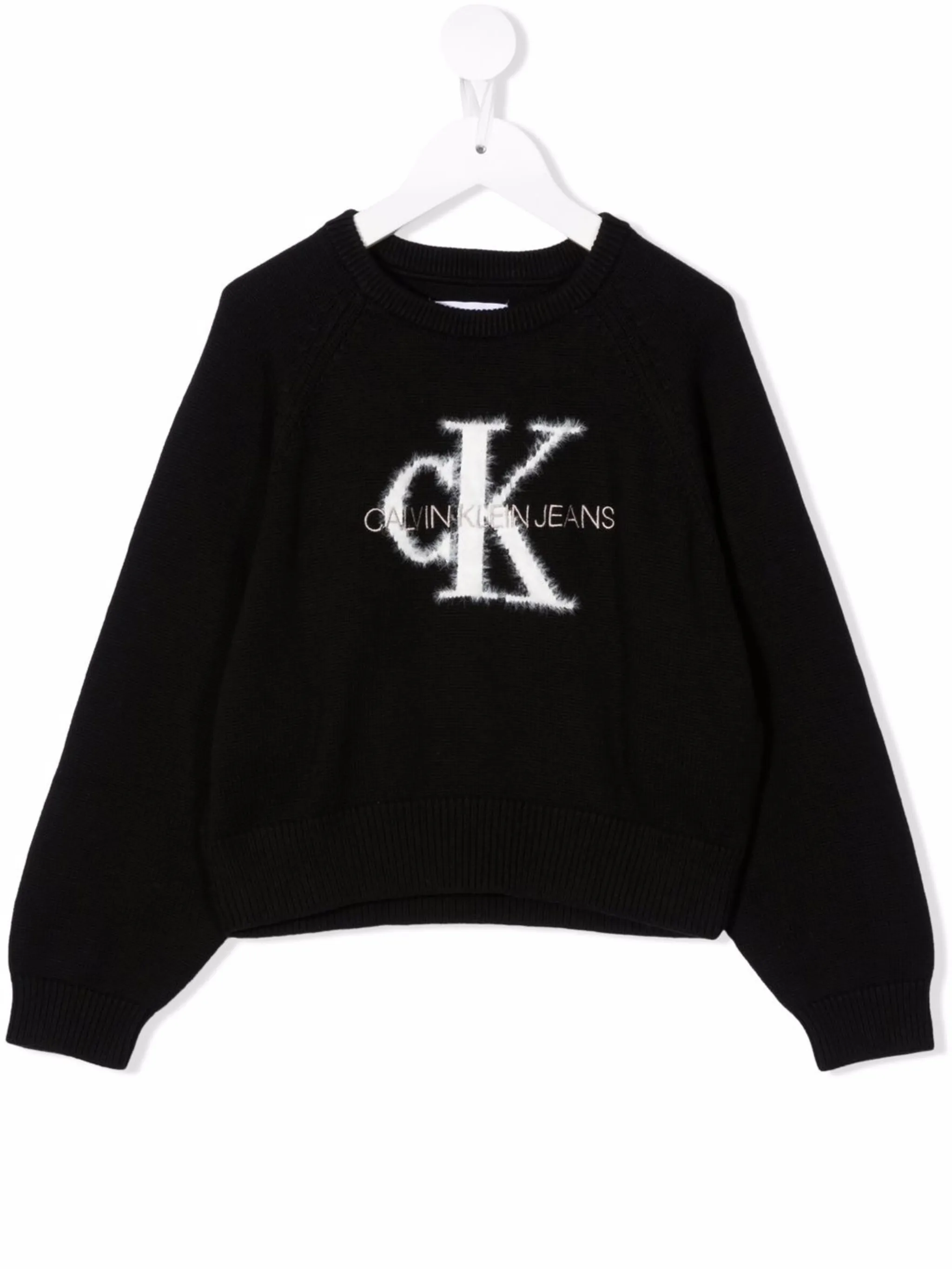 

Толстовка с логотипом Calvin Klein Kids, черный