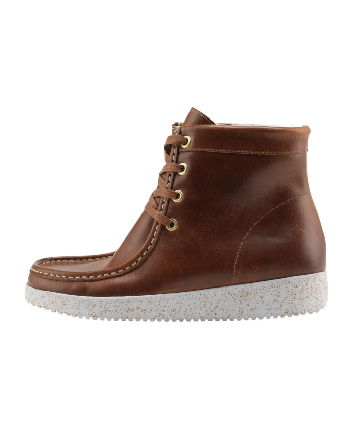 Кожаные зимние ботинки asta табак Nature Footwear, коричневый