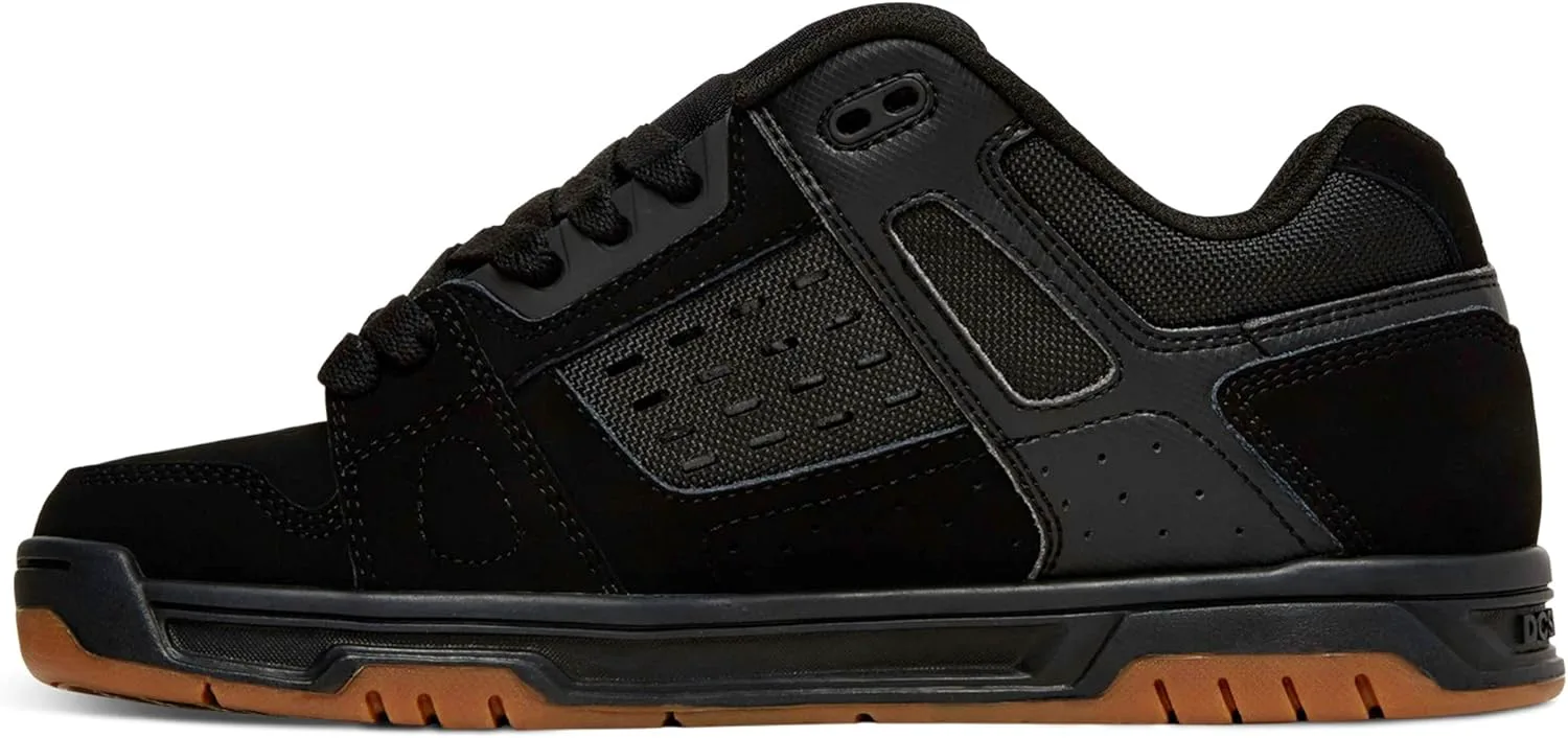 Мужские кеды DC Stag низкие для скейта DC Shoes, черный — фото 2