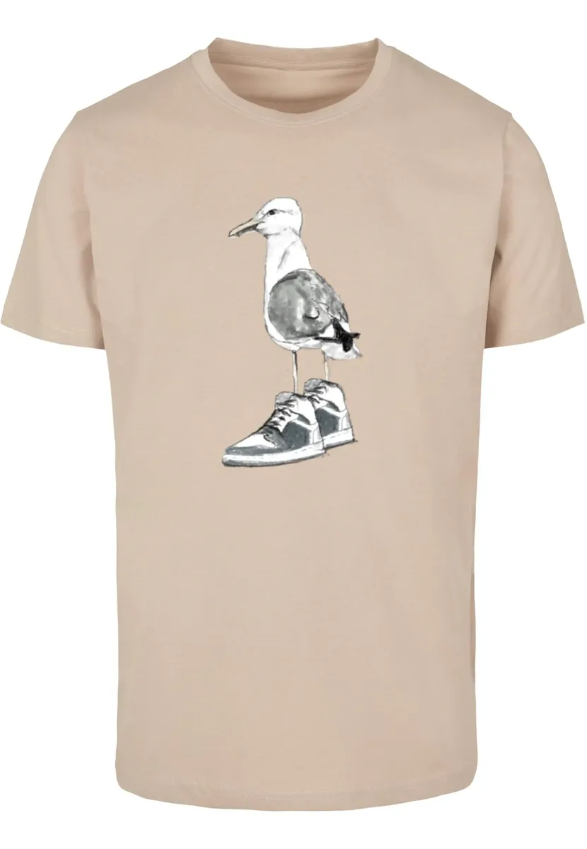 

Футболка Mister Tee "Mister Tee Мужская футболка с кроссовками Seagull" Mistertee, цвет Sand