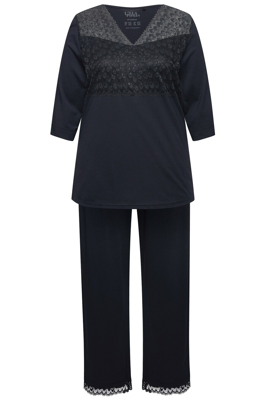 

Пижама Ulla Popken Pajama, черный