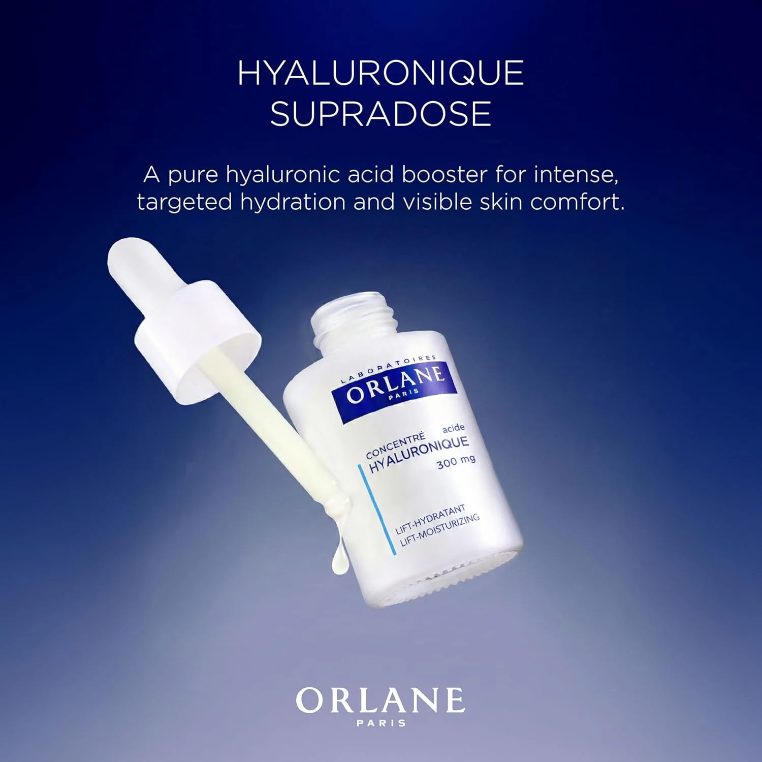 Активный концентрат Orlane Supradose 30 мл (1,0 жидких унций), целенаправленное средство для видимого улучшения состояния кожи - используйте отдельно или смешивайте с увлажняющим кремом. Orlane Paris, Hyaluronique Supradose Serum — фото 3