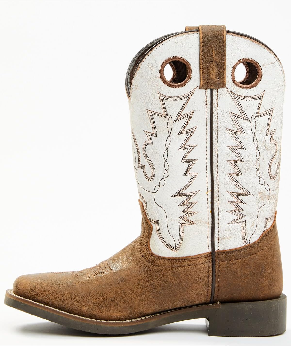 Мужские ковбойские сапоги Cody James Luke Western с широким квадратным носком - 43108, коричневый — фото 3