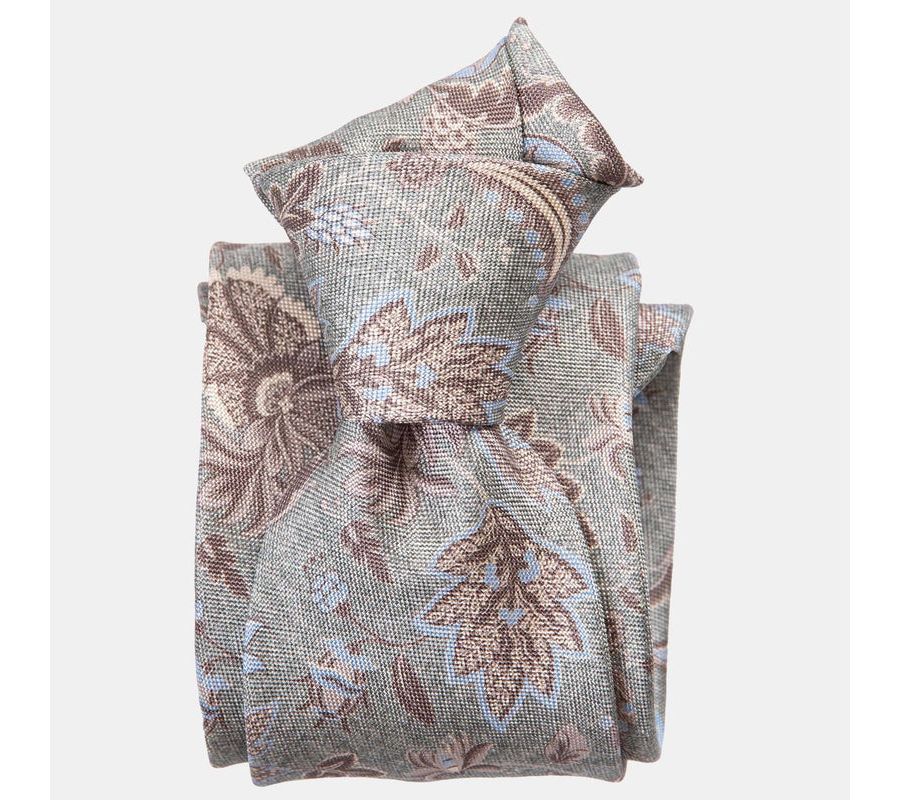 

Мужской галстук Medici из шелка с принтом Elizabetta, Soft jade