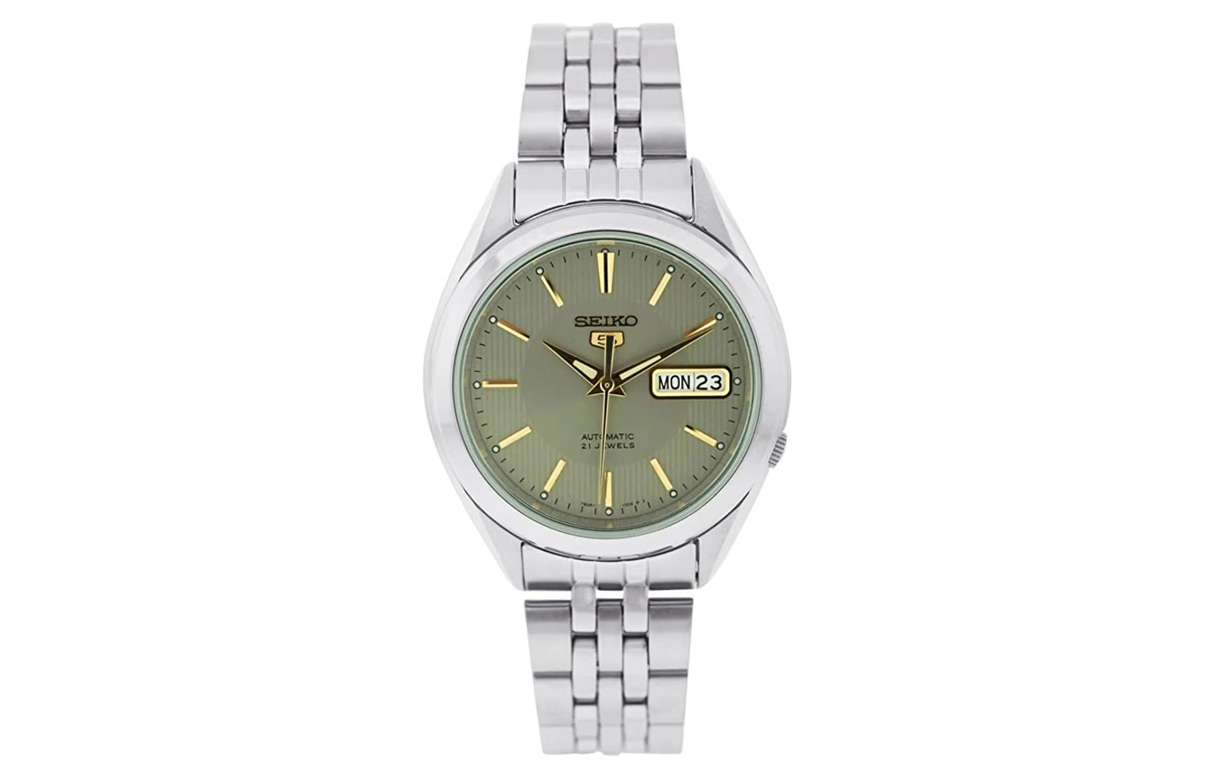 

SEIKO Часы Automatic Mechanical Movement Stainless Steel Strap Watch Men's Watch Green Dial