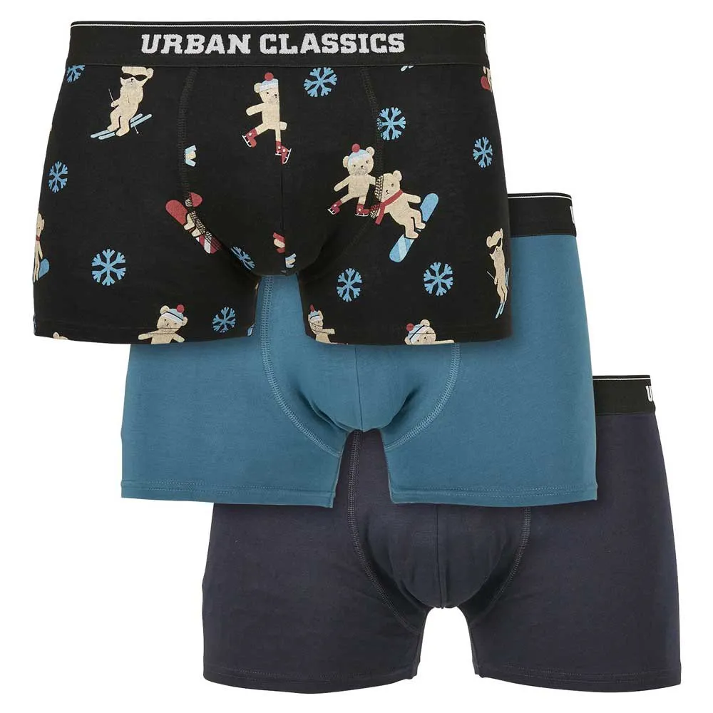 

Трусы-боксеры Urban Classics Organic X-Mas 3 units, разноцветный