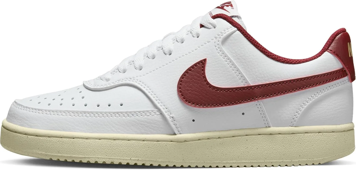 Мужские баскетбольные кроссовки Nike Court Vision Low, белый/красный/золотой