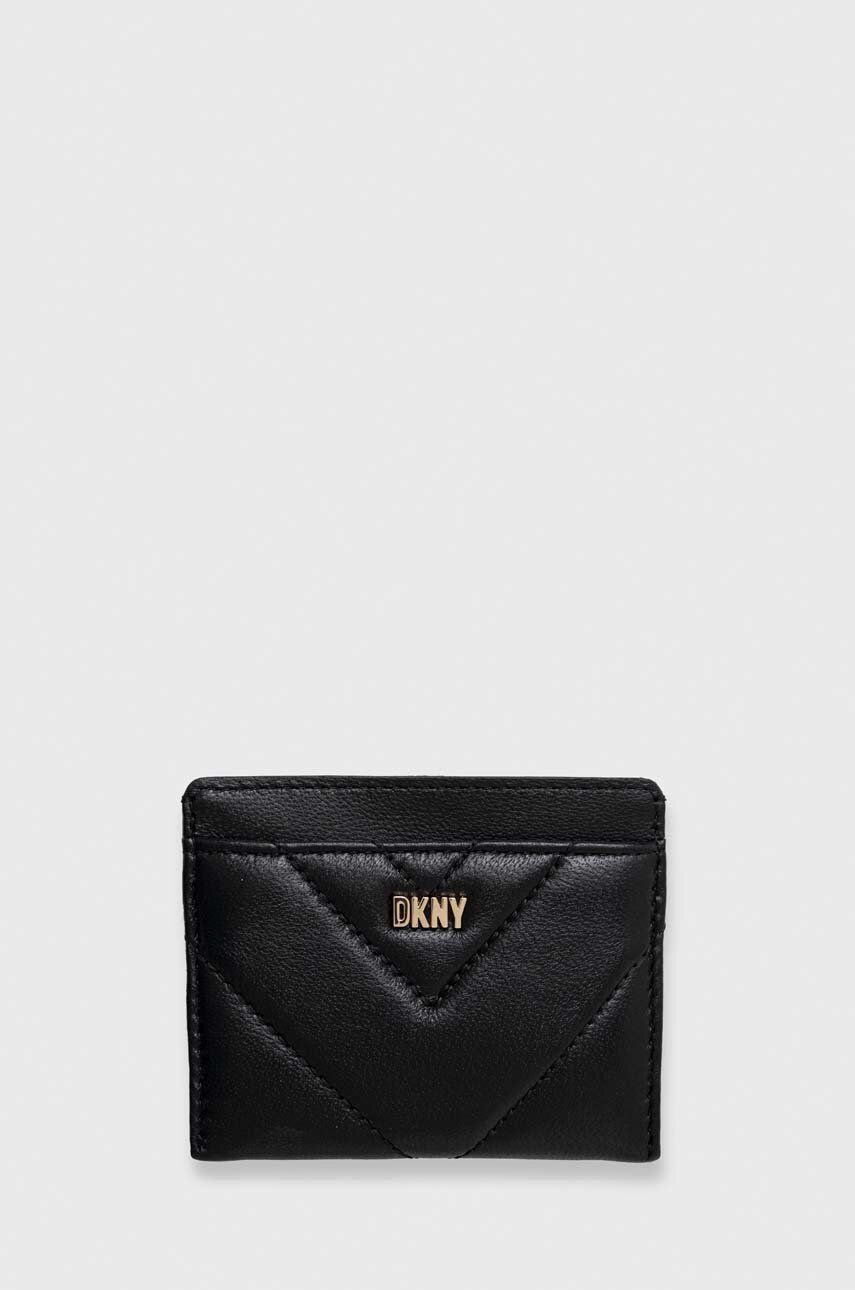 

Кожаная визитница Dkny, черный