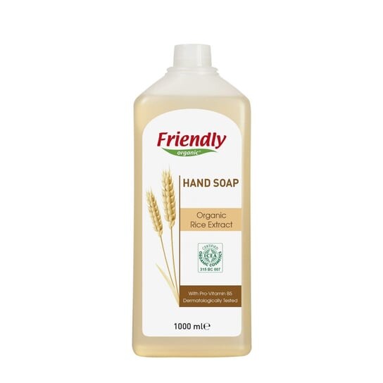 

Нежное рисовое мыло для рук, 1000 мл Friendly Organic