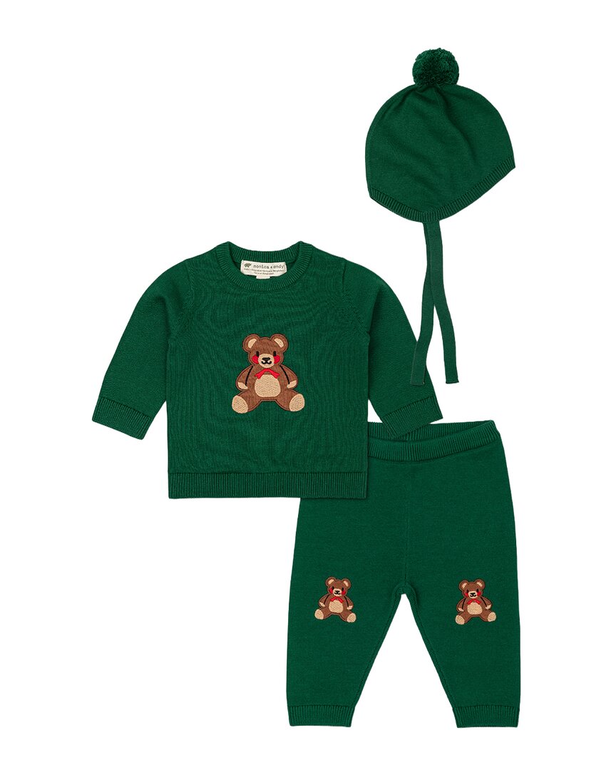 

Вязаный комплект Моника + Энди MONICA + ANDY, зеленый