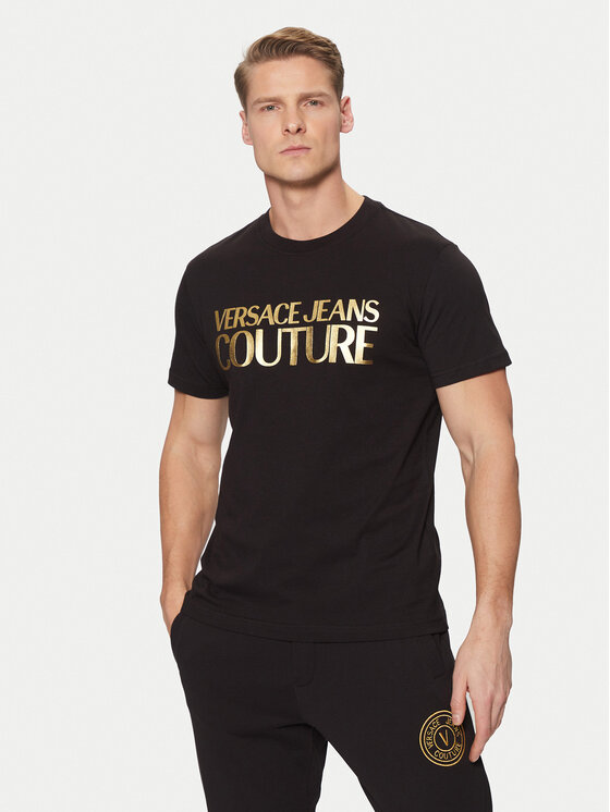

Футболка обычного кроя 78GAHT05 Versace Jeans Couture, черный