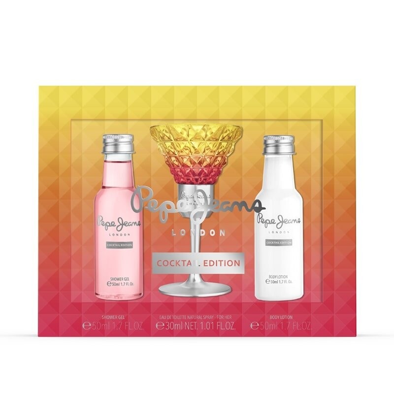 

Pepe Jeans, Cocktail, подарочный набор для нее, набор косметики, 3 шт