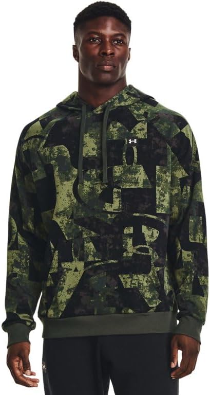 

Толстовка Under Armour Rival Macro с логотипом, Baroque Greenonyx White