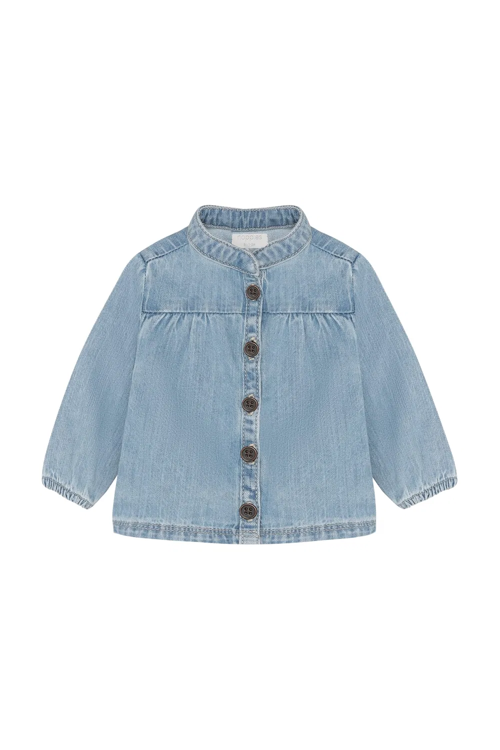 Блуза джинсовая Noppies, light blue denim — фото 3