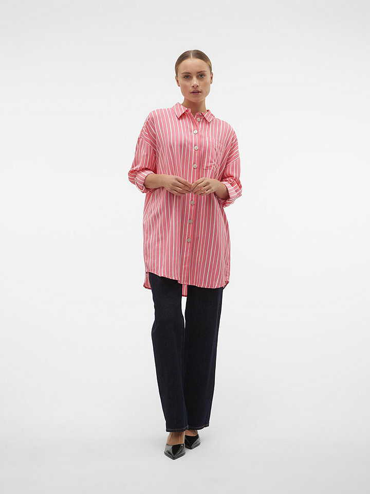 

Блуза Vero Moda Ilisa, цвет pink/weiß