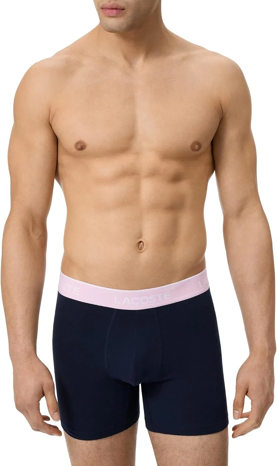 Боксеры Lacoste Cotton Stretch Essentials, набор из 5 пар, темно-синий — фото 2
