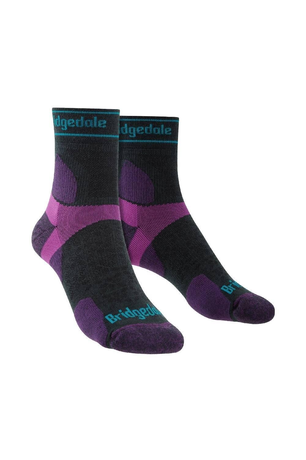 

Сверхлегкие носки T2 Sport из мериносовой шерсти для бега 3/4 Bridgedale, серый